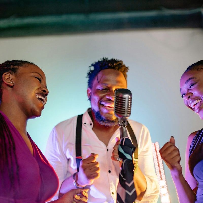 Karaoke bij een gezellig uitje